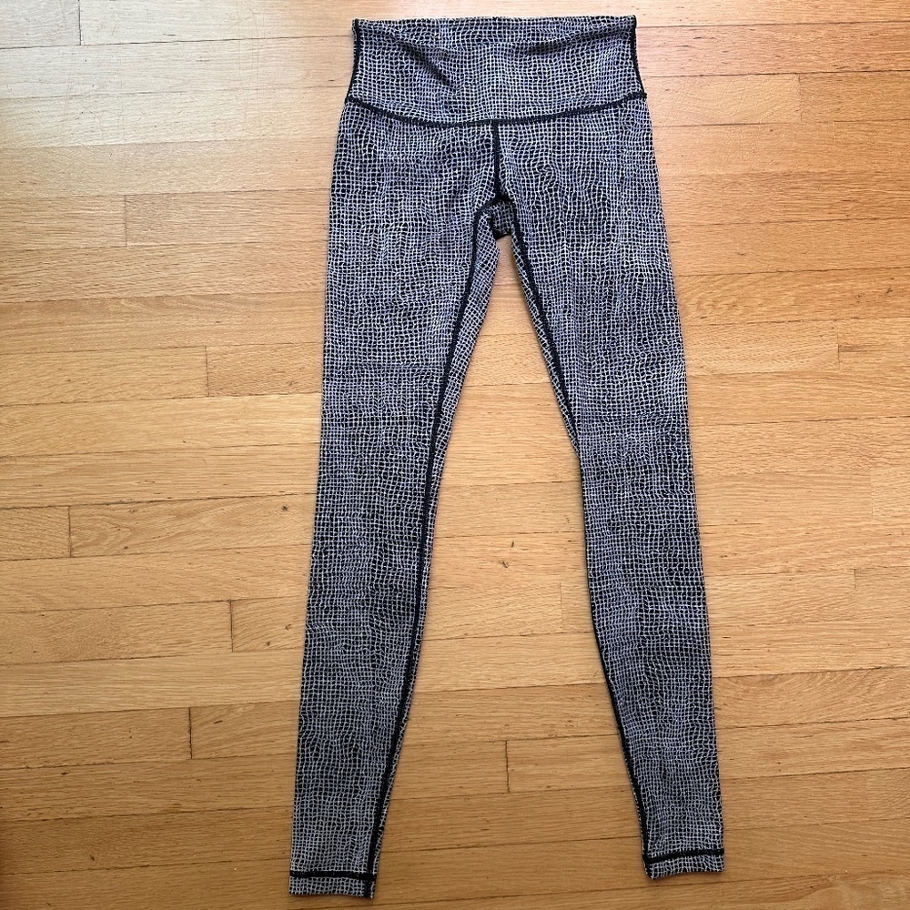 Lululemon Wunder Under Pant Iii Fall Net White Bl… - image 3